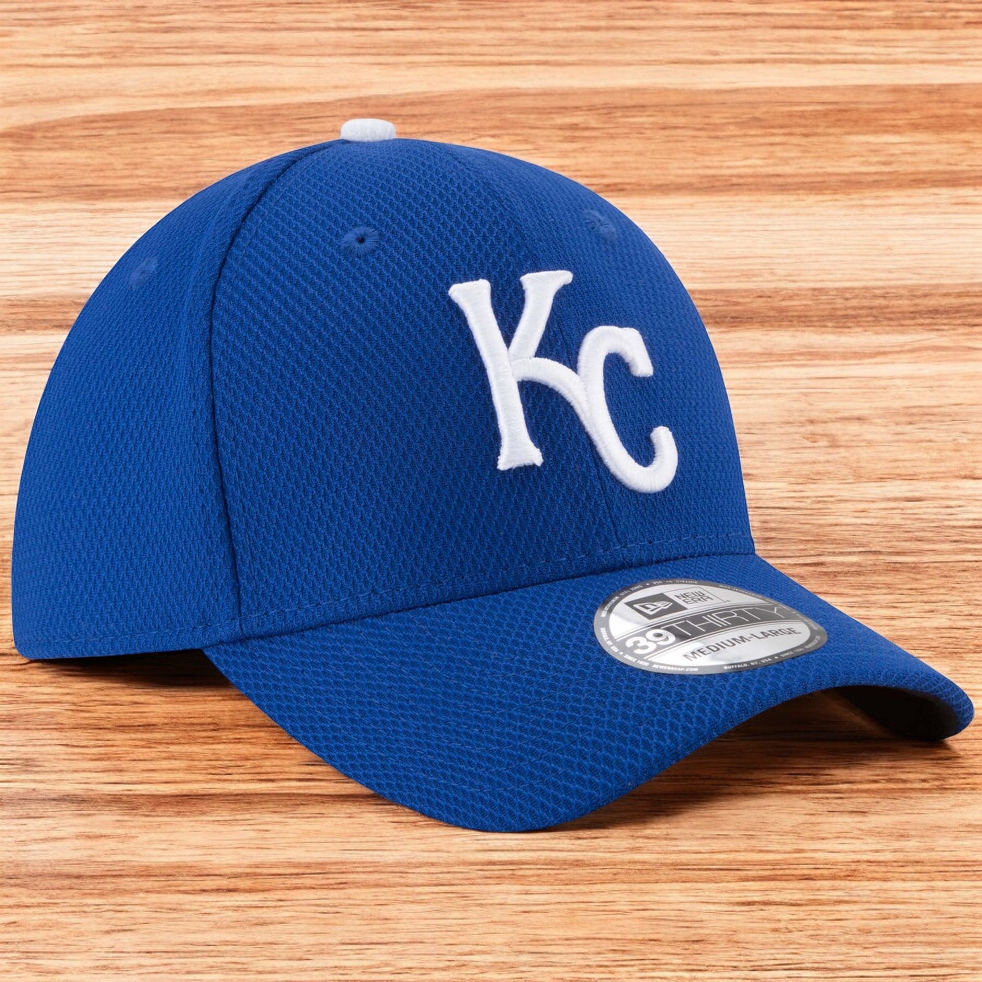 [11403322] Mens New Era MLB Diamond Era Classic 39Thirty Stretch Cap Kansas City Royals