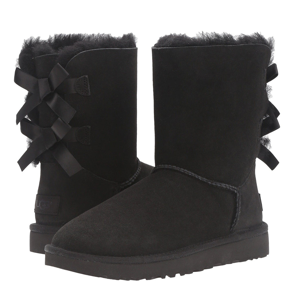 [1016225-BLK] Womens Ugg BAILEY BOW II