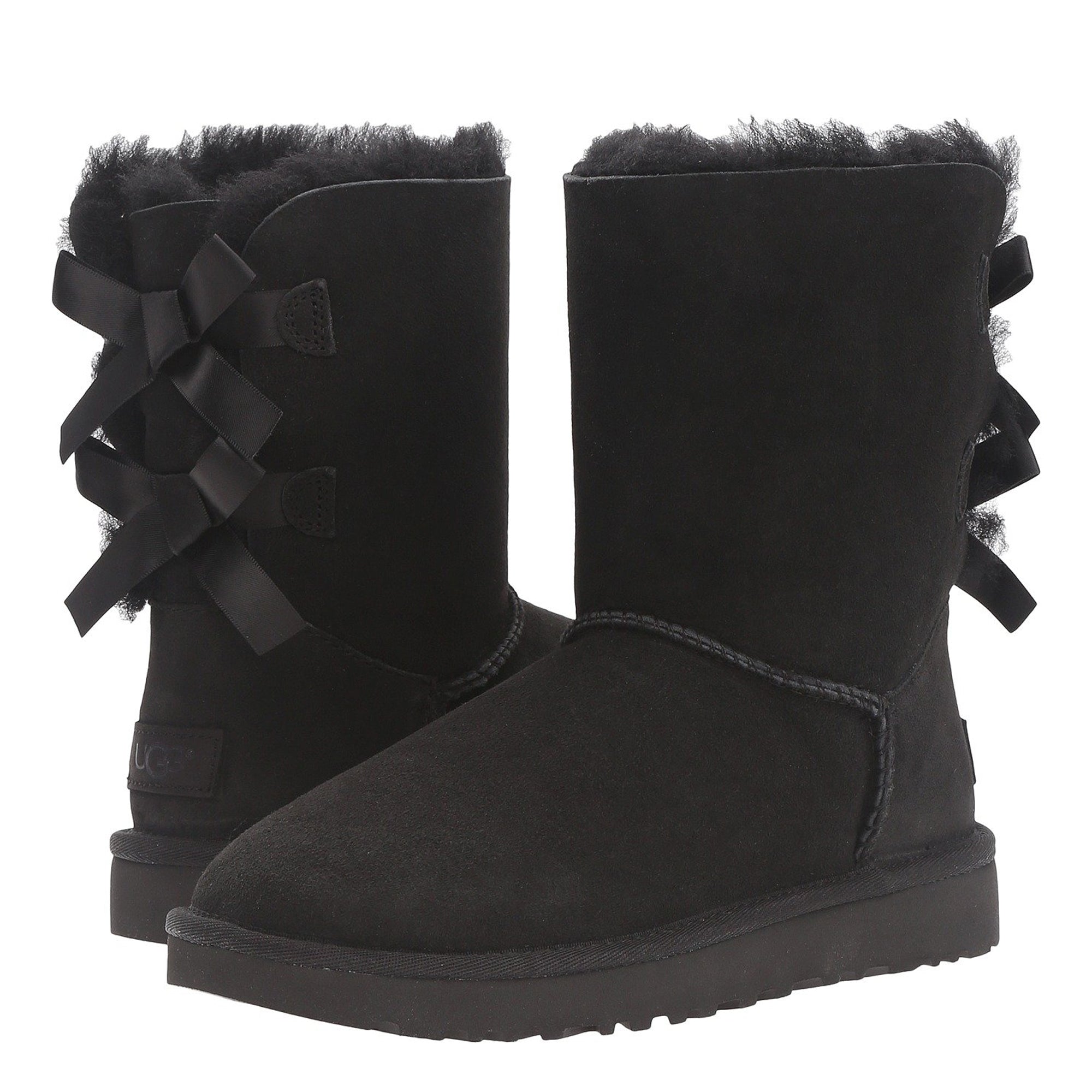 [1016225-BLK] Womens Ugg BAILEY BOW II