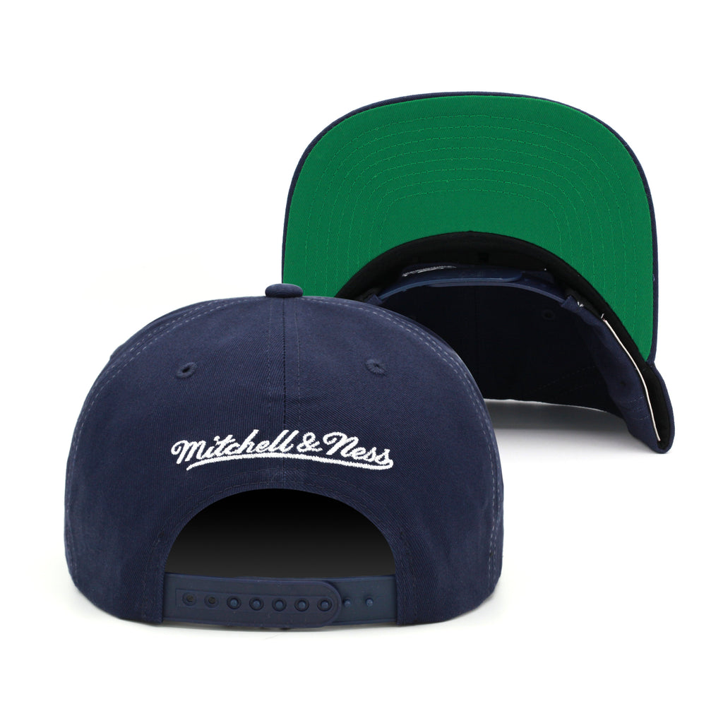 MENS MITCHELL & NESS NBA RETRO BOLT DEADSTOCK SNAPBACK HWC ROCKETS - NAVY