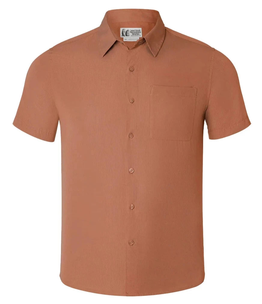[M14116-20497] MENS MARMOT AEROBORA SS SHORT SLEEVE BUTTON DOWN UPF 20 SHIRT