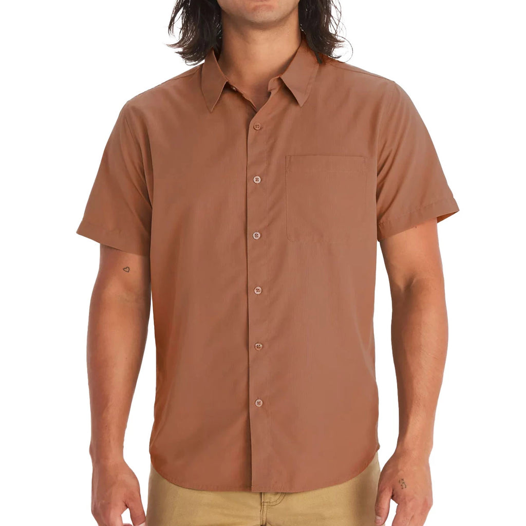 [M14116-20497] MENS MARMOT AEROBORA SS SHORT SLEEVE BUTTON DOWN UPF 20 SHIRT