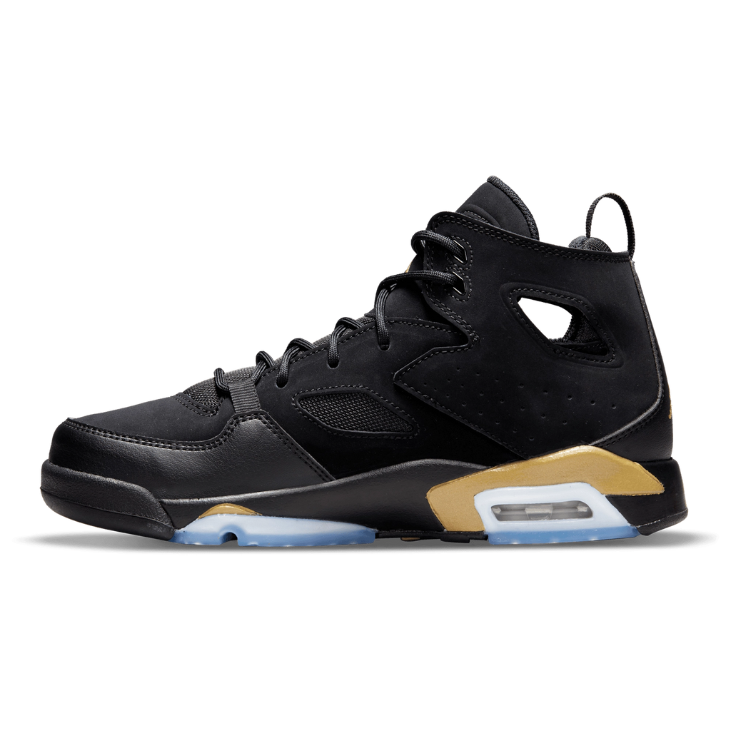 [DM1685-007] GRADE SCHOOL AIR JORDAN FLIGHT CLUB '91 'BLACK METALLIC GOLD (GS)'
