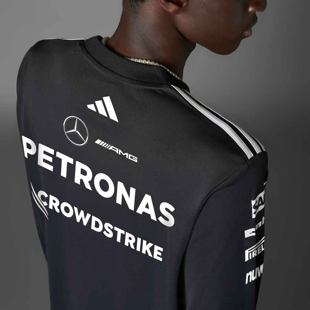 [JW5364] MENS ADIDAS MERCEDES - AMG PETRONAS FORMULA ONE TEAM DRIVER JERSEY LONG SLEEVE