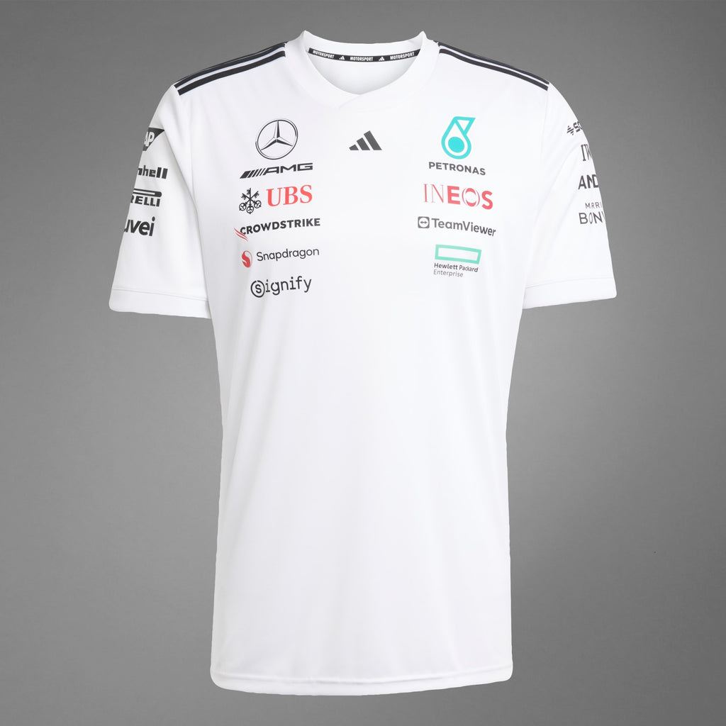[JX5798] MENS ADIDAS MERCEDES - AMG PETRONAS FORMULA ONE TEAM DRIVER JERSEY