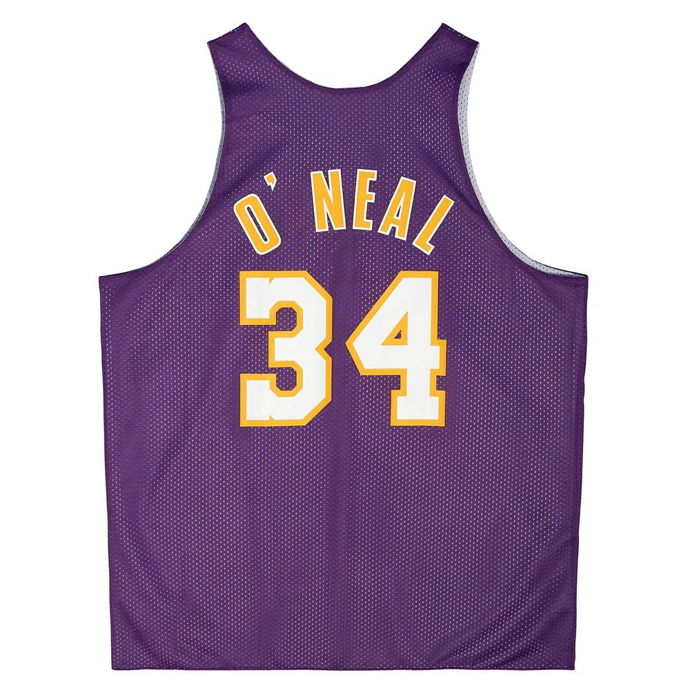 MENS MITCHELL & NESS REVERSIBLE MESH TANK LAKERS SHAQUILLE O'NEAL