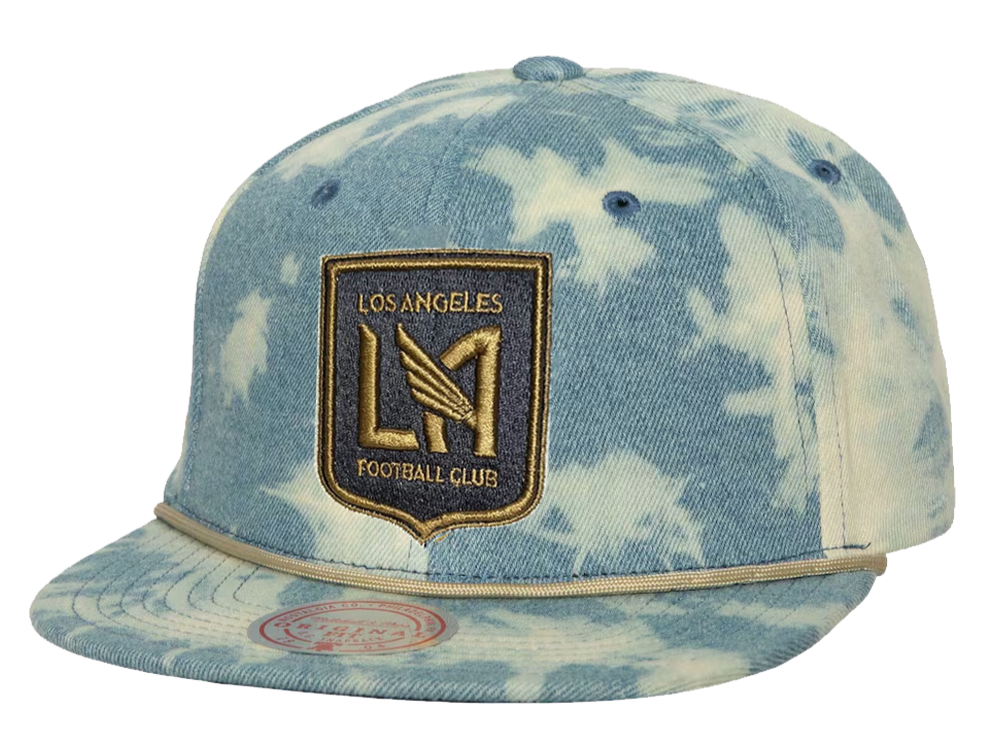 MENS MITCHELL & NESS MLS ACID WASH SNAPBACK LAFC