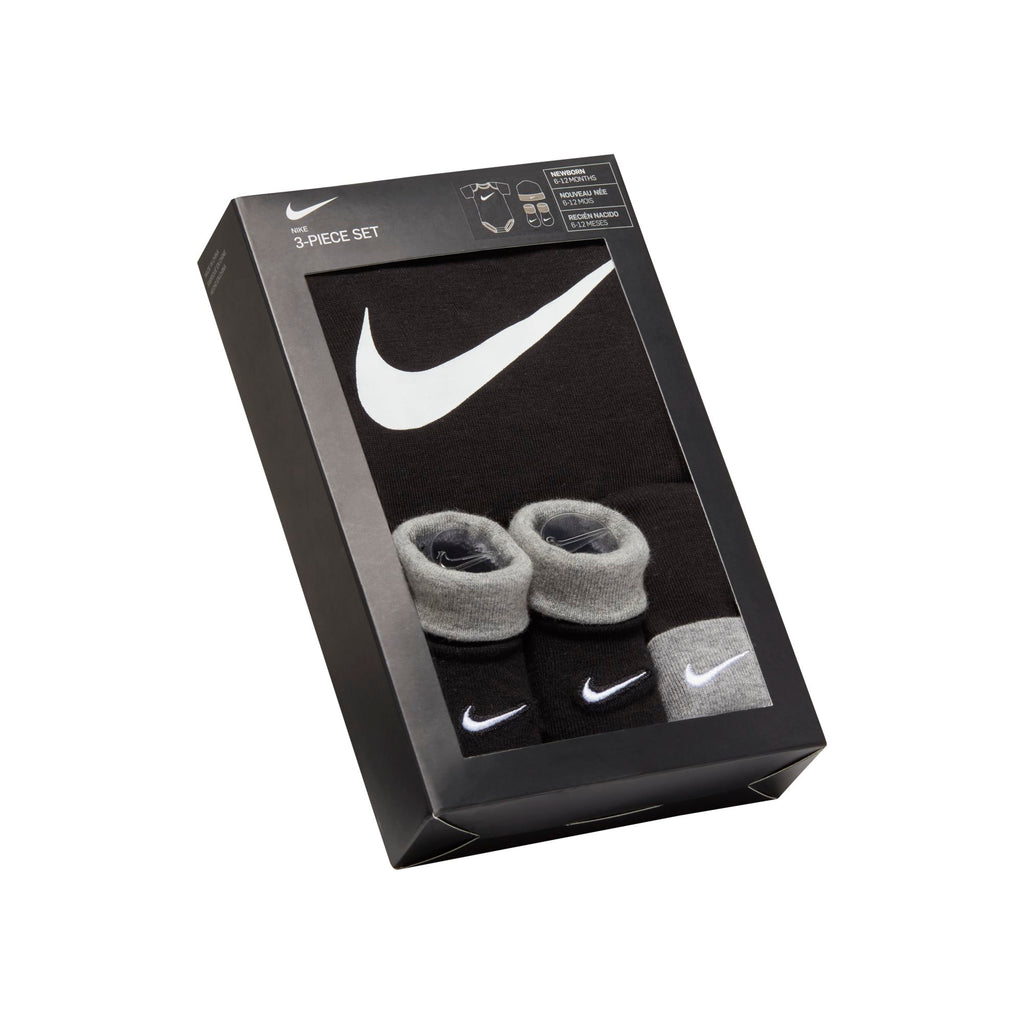 [MN0072-023] Baby Nike Bodysuit, Hat and Booties 3-PC Box Set