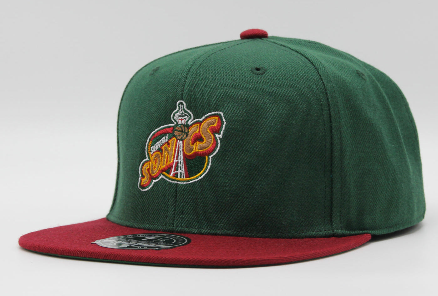 MENS MITCHELL & NESS NBA TEAM 2 TONE 2.0 FITTED HWC SUPERSONICS