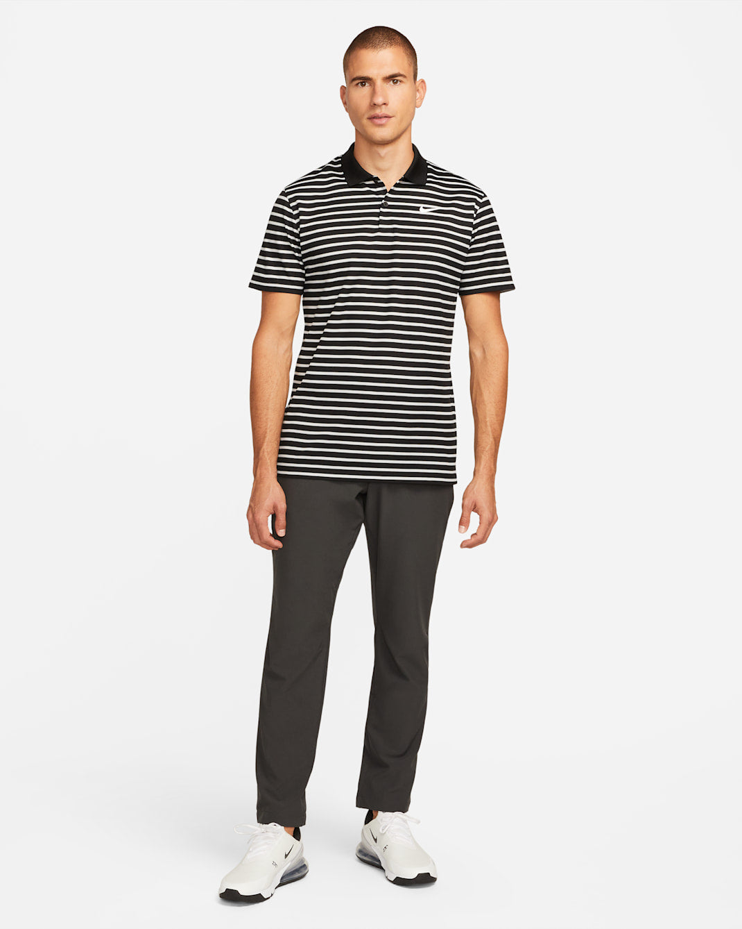 [DH0829-010] MENS NIKE DRI-FIT VICTORY STRIPE POLO