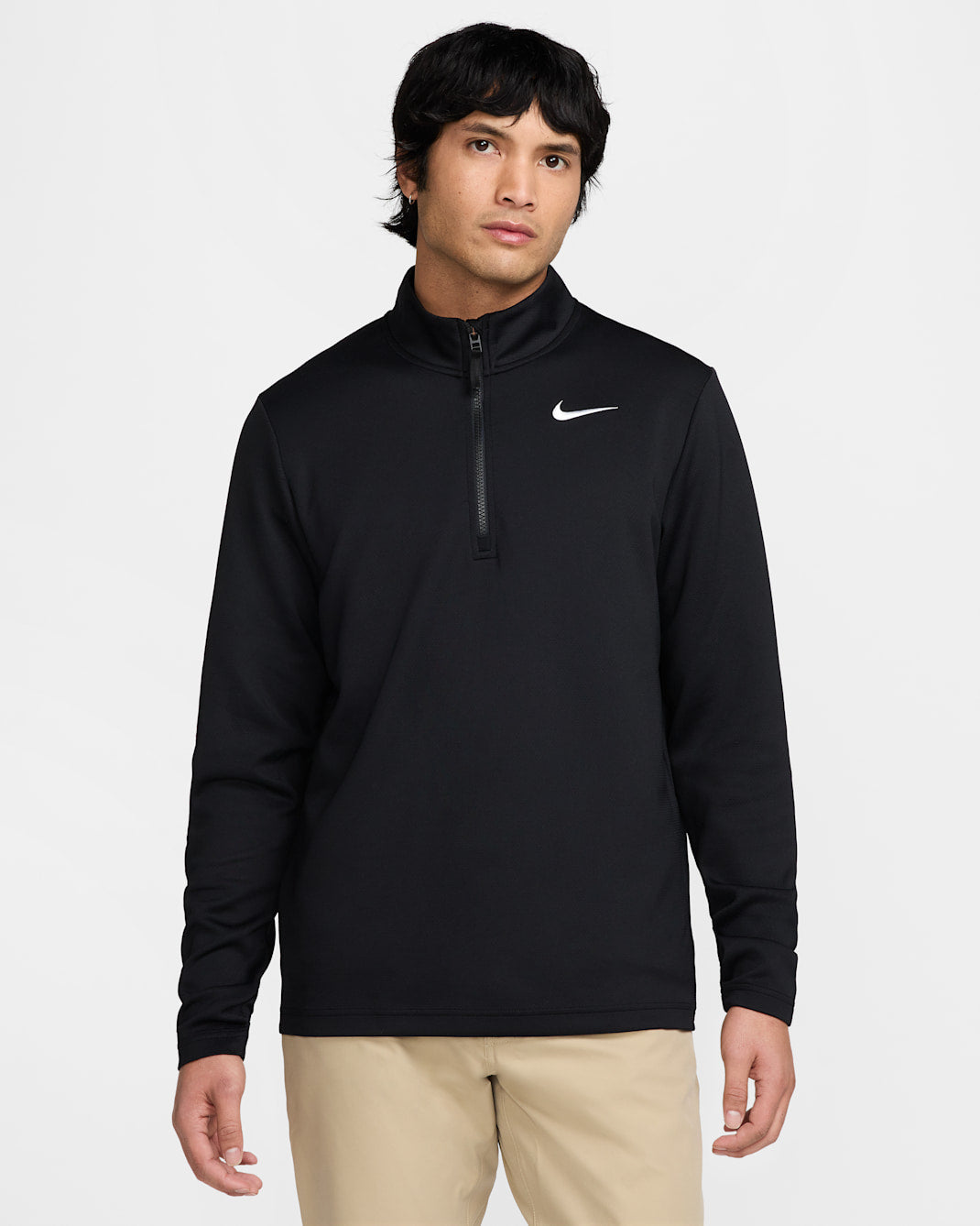 [FZ7462-010] MENS NIKE DRI-FIT VICTORY THERMAFLEX HALFZIP TOP