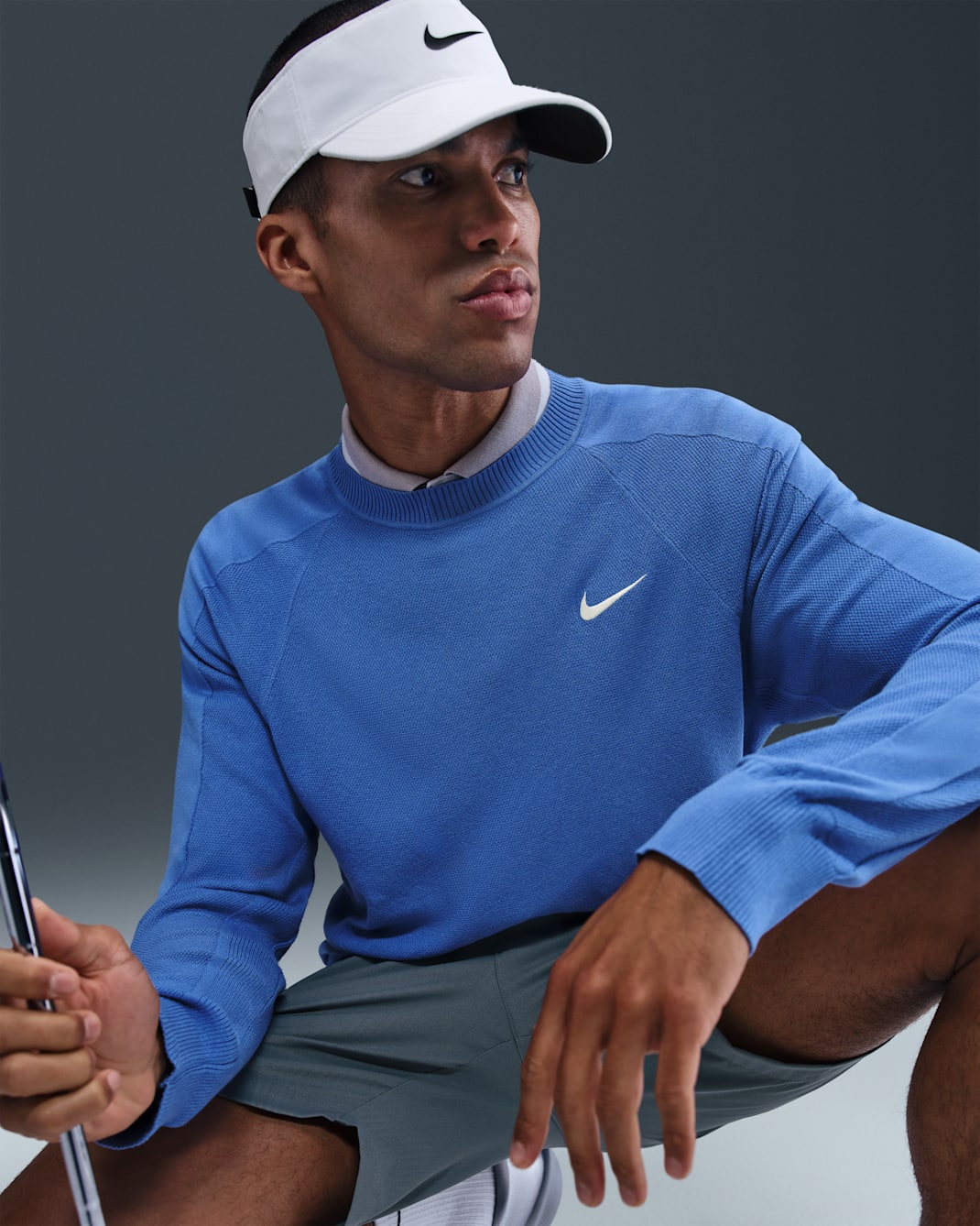 [FQ8832-411] MENS NIKE TOUR SWEATER KNIT CREW