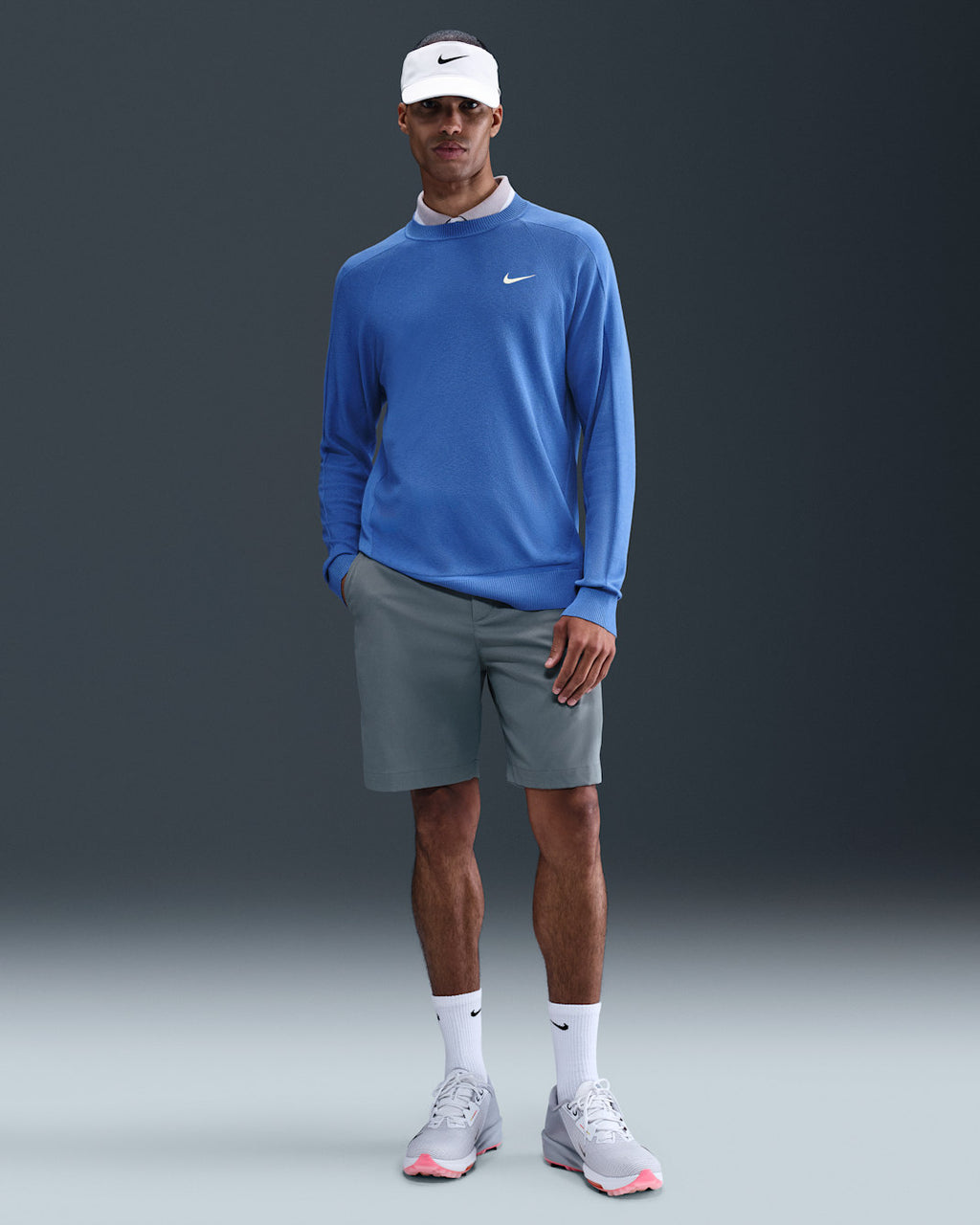 [FQ8832-411] MENS NIKE TOUR SWEATER KNIT CREW