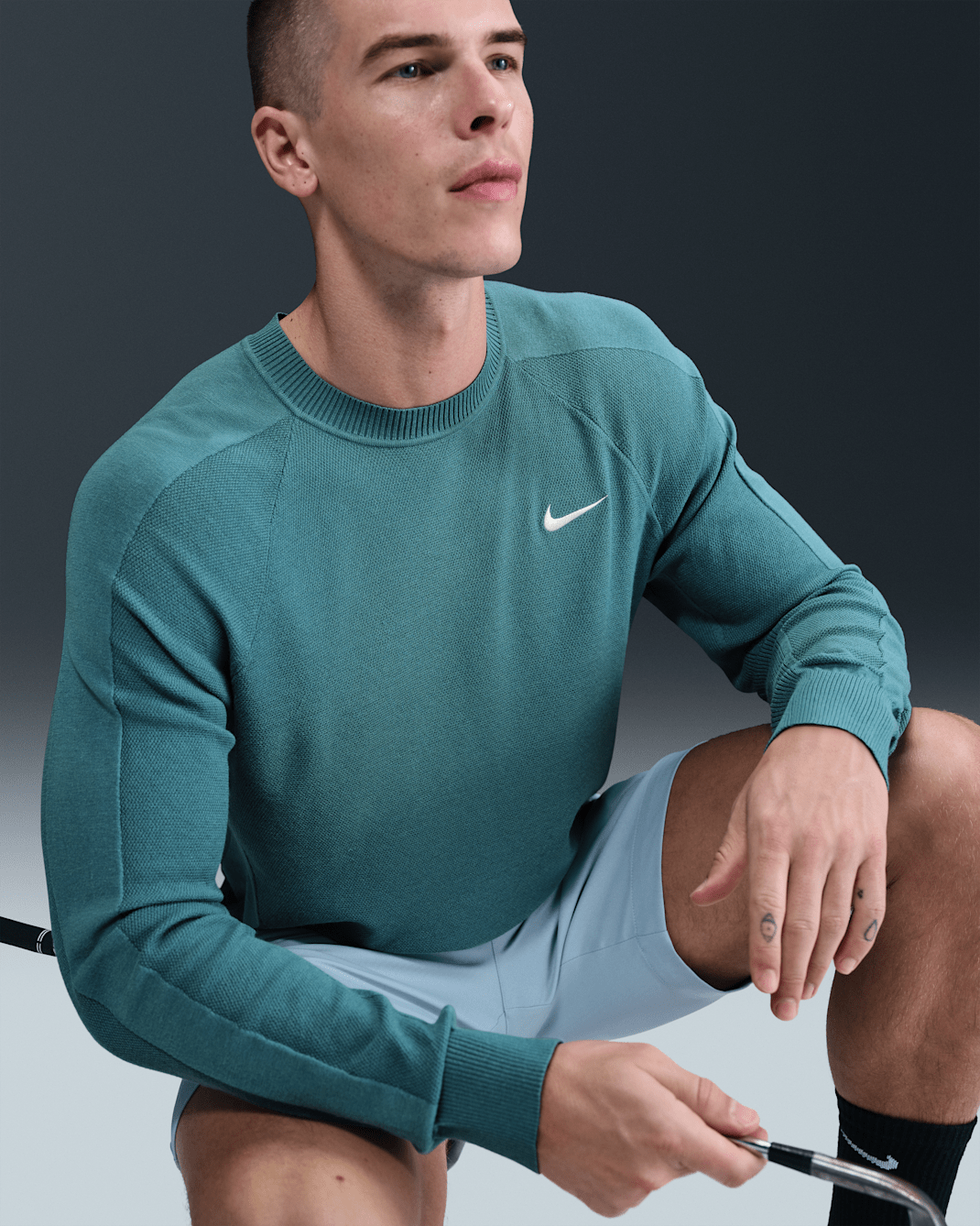 [FQ8832-379] MENS NIKE TOUR SWEATER KNIT CREW