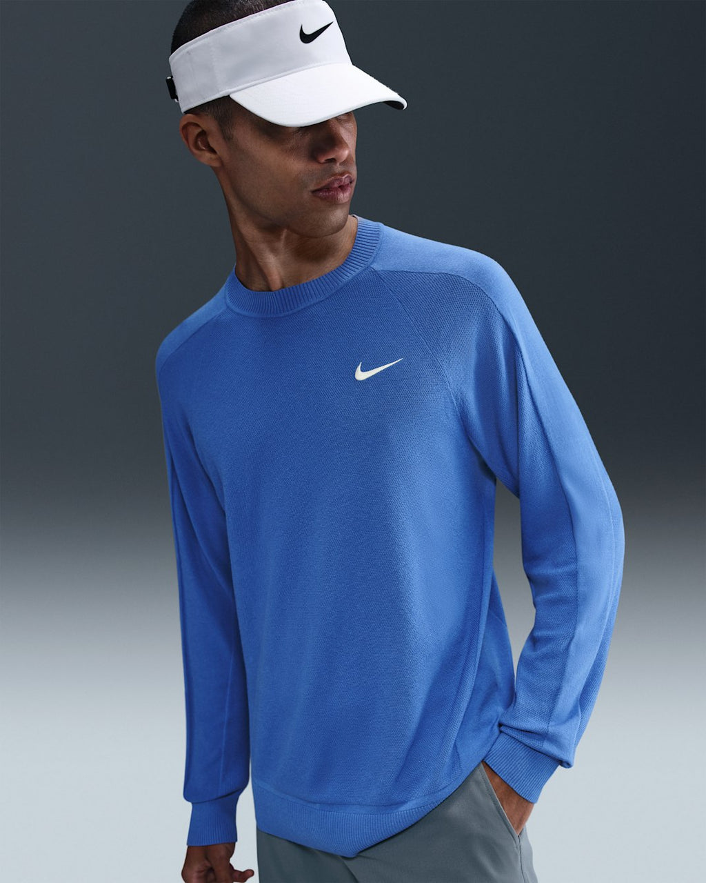 [FQ8832-411] MENS NIKE TOUR SWEATER KNIT CREW