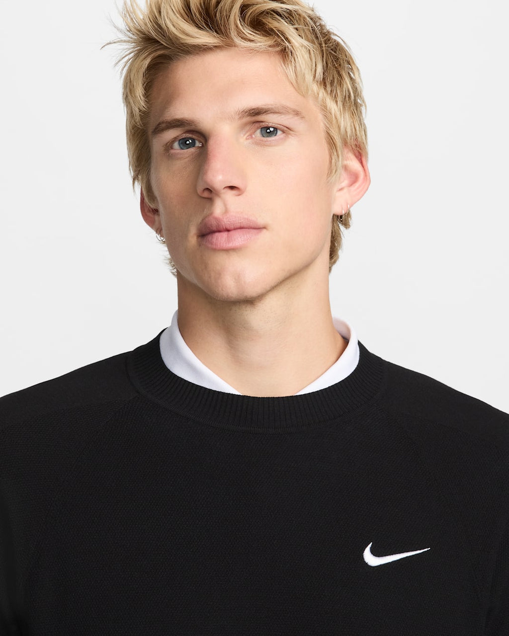 [FQ8832-010] MENS NIKE TOUR SWEATER KNIT CREW