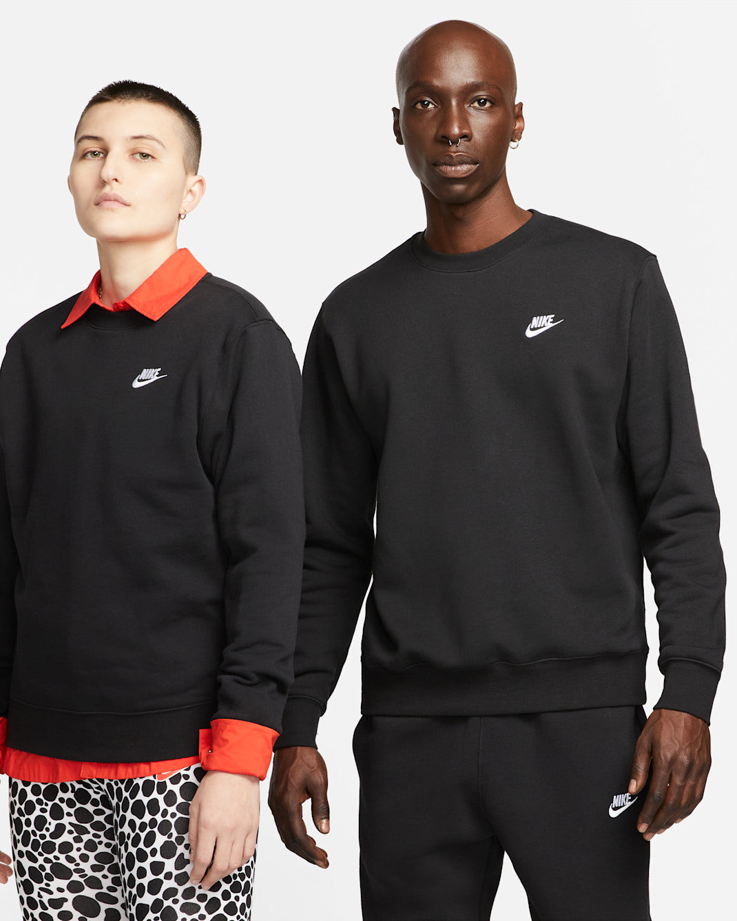 [BV2662-010] MENS NIKE SPORTSWEAR CLUB FLEECE CREWNECK SWEATSHIRT