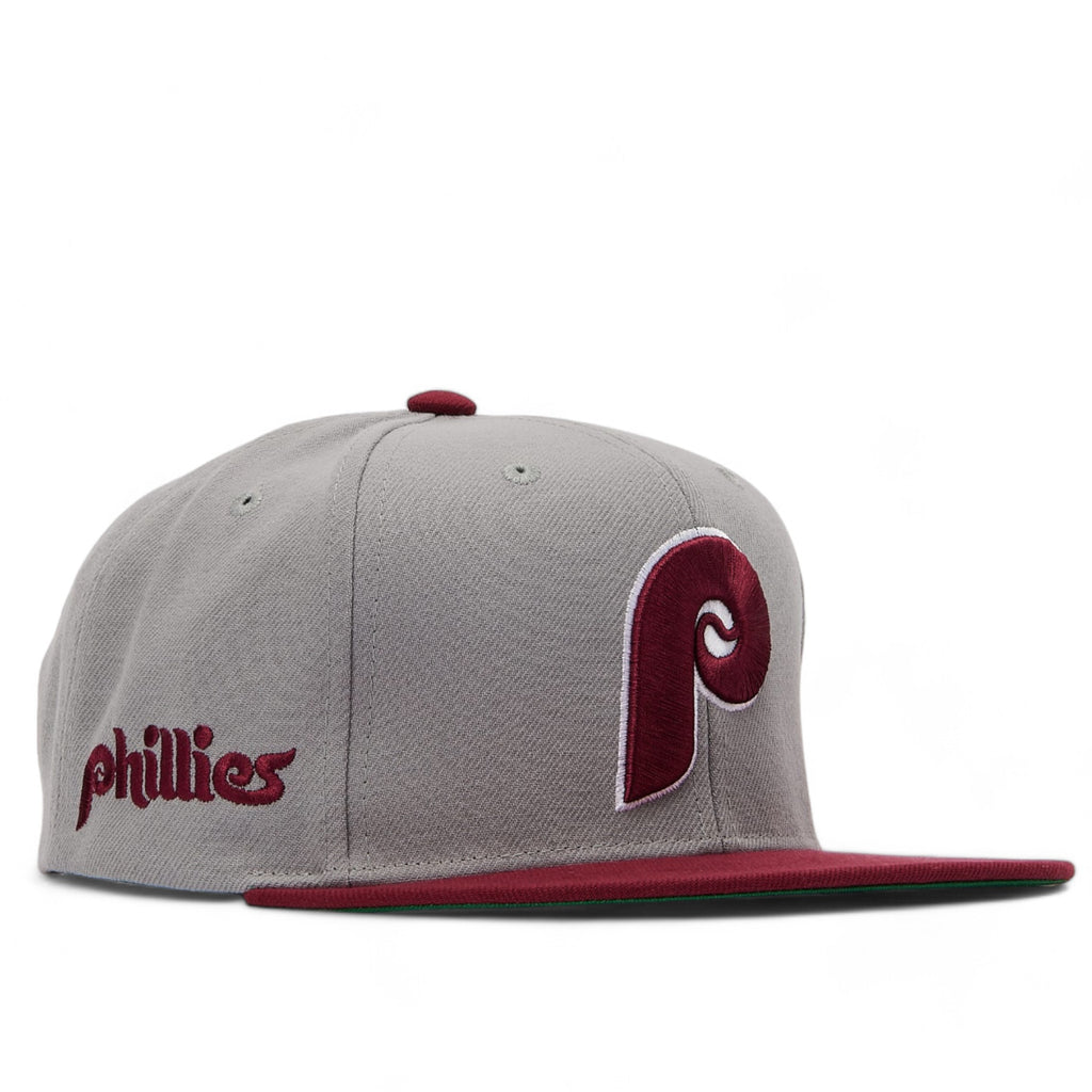 MENS MITCHELL & NESS MLB AWAY SNAPBACK COOP PHILLIES - GREY