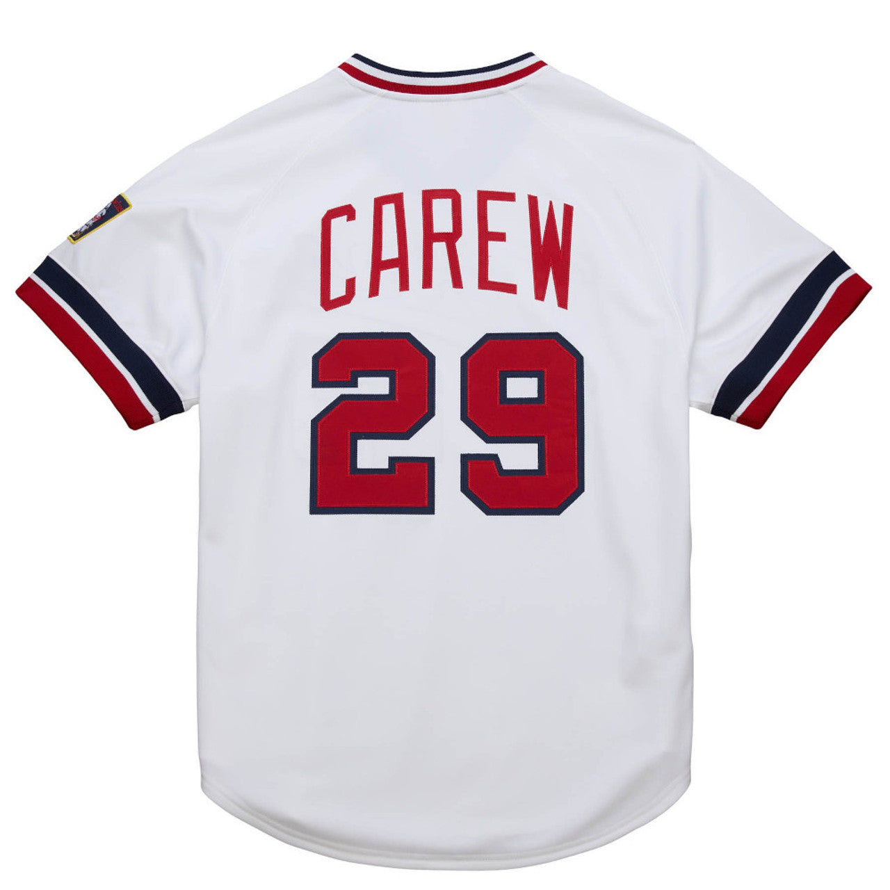Mens Mitchell & Ness MLB WHITE JERSEY TWINS 1977 ROD CAREW