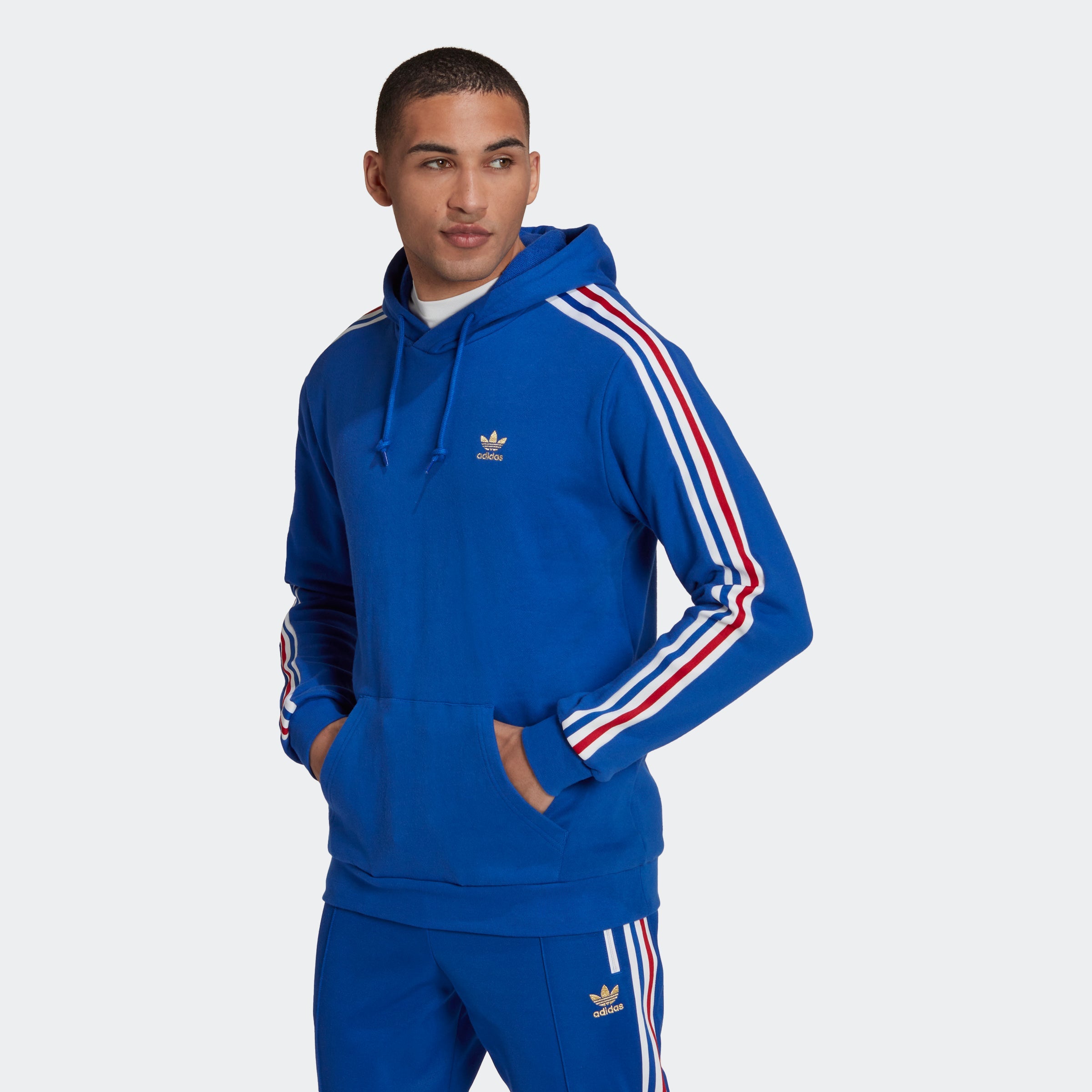 [HK7394] Mens Adidas FB NATIONS 3 STRIPES HOODY