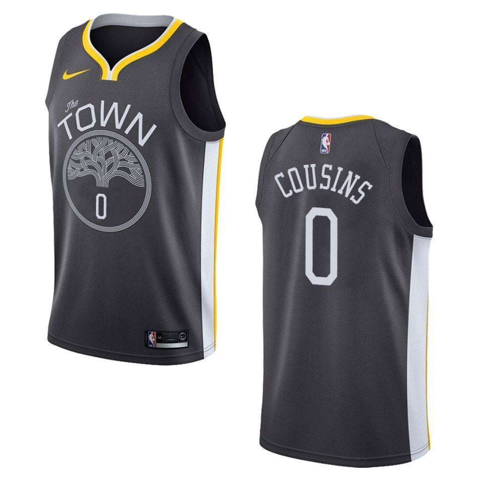 [877205-067] Mens Nike NBA Golden State Warriors DeMarcus Cousins Swingman Jersey