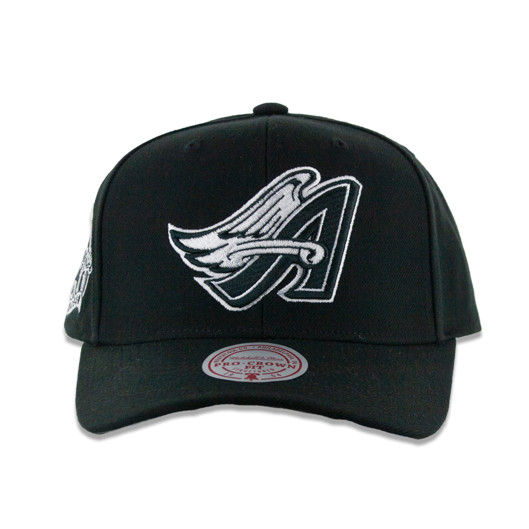 MENS MITCHELL & NESS MLB PANDA PRO SNAPBACK COOP ANGELS - BLACK