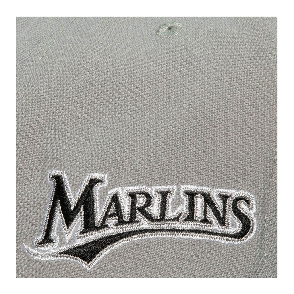 MENS MITCHELL & NESS MLB AWAY SNAPBACK COOP MARLINS