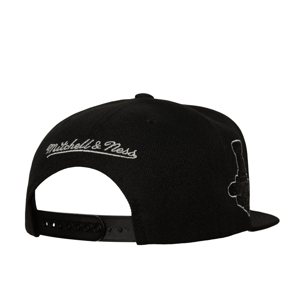 MENS MITCHELL & NESS NHL TC BOTTOMS SNAPBACK VNTG KINGS - BLACK