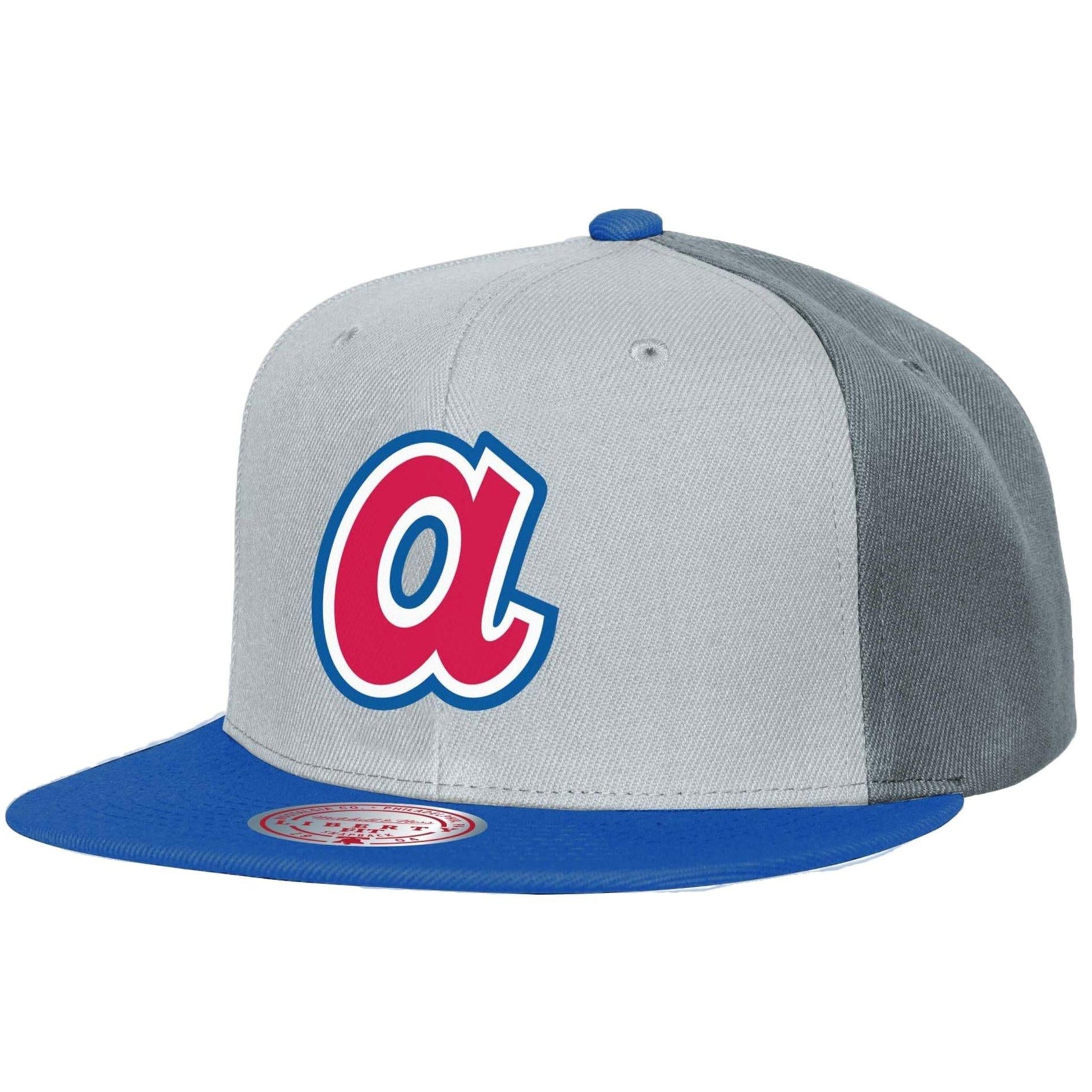 MENS MITCHELL & NESS MLB TRIPLE PLAY LIBERTY SNAPBACK COOP BRAVES