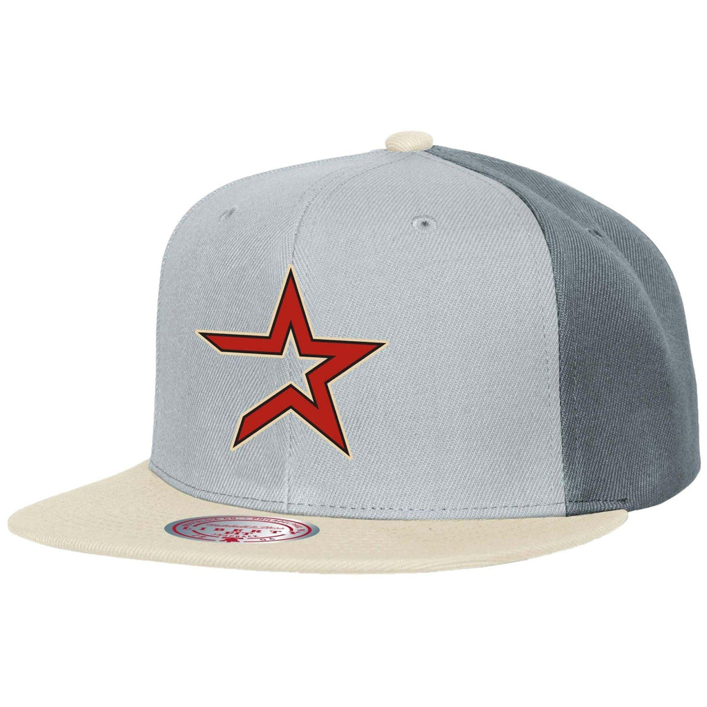 MENS MITCHELL & NESS MLB TRIPLE PLAY LIBERTY SNAPBACK COOP ASTROS