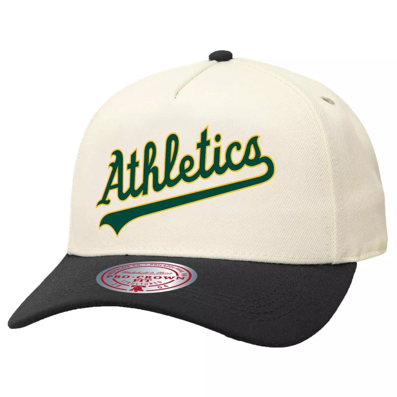 MENS MITCHELL & NESS MLB OFF WORD PRO SNAPBACK ATHLETICS