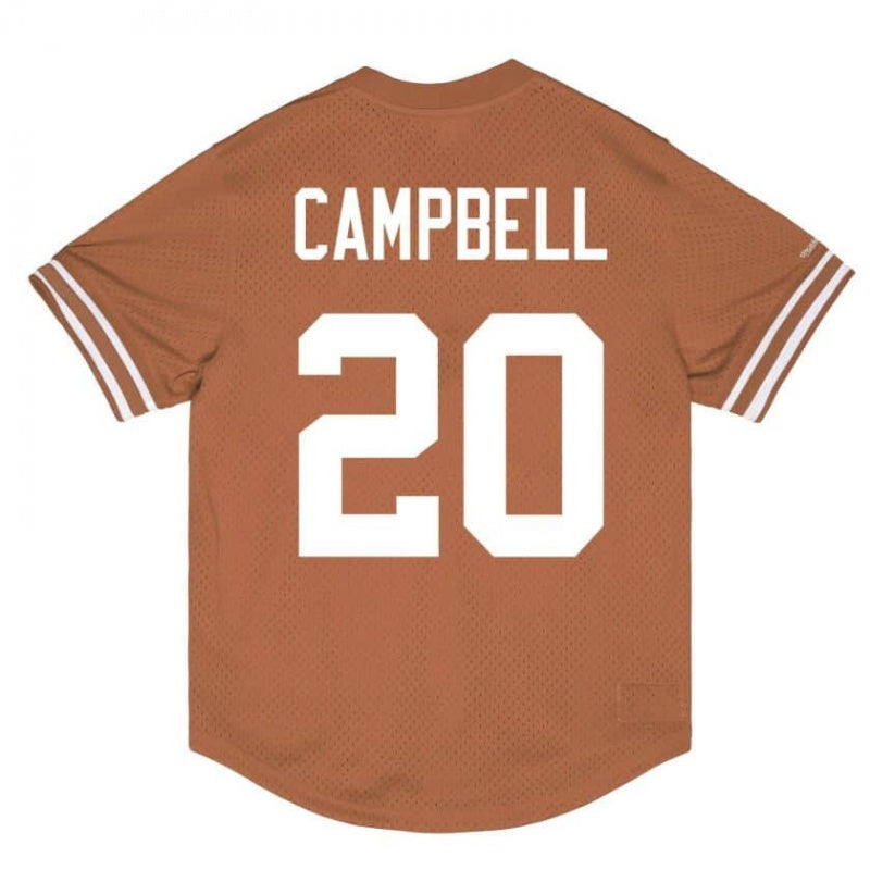 Mens Mitchell & Ness NCAA N&N MESH CREWNECK AUSTIN 1977 EARL CAMPBELL