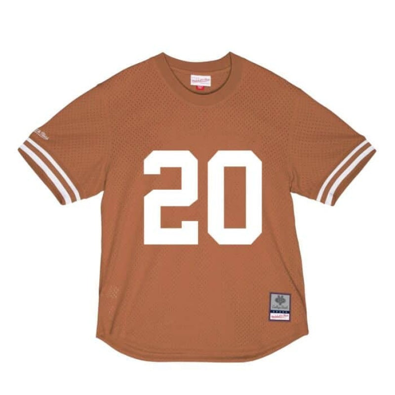 Mens Mitchell & Ness NCAA N&N MESH CREWNECK AUSTIN 1977 EARL CAMPBELL
