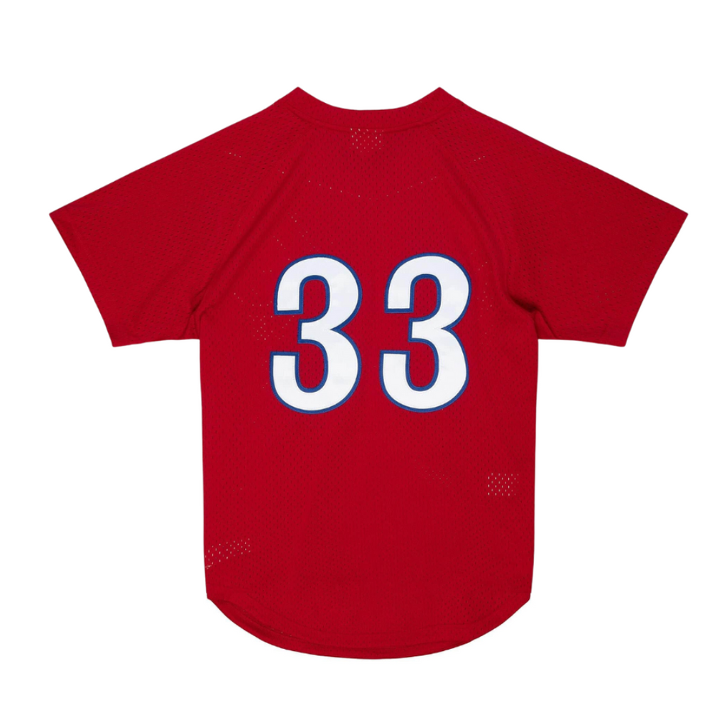 Mens Mitchell & Ness MLB AUTHENTIC BP JERSEY - PULLOVER EXPOS 1989 LARRY WALKER