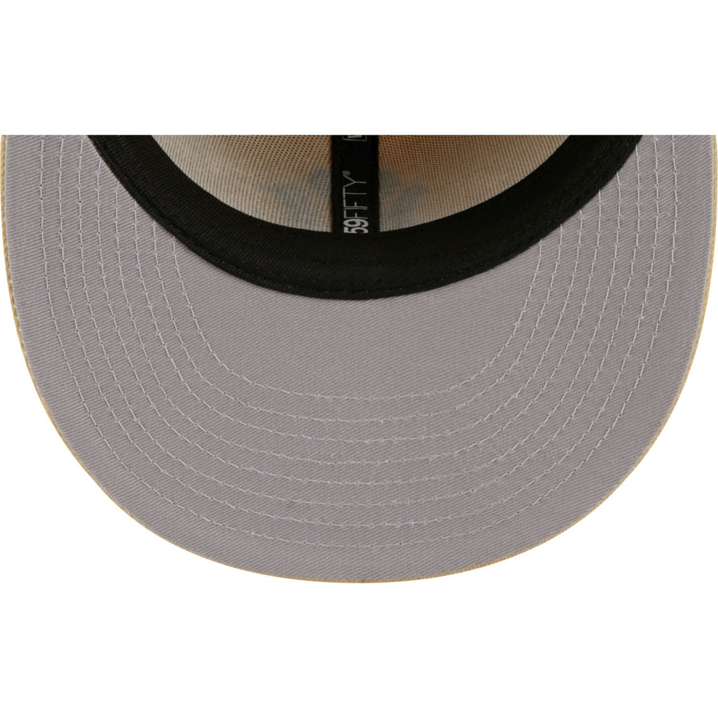 [60417748] MENS NEW ERA MLB NY YANKEES 5950 RAFFIA FRONT FITTED - BEIGE