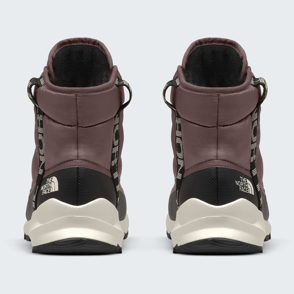 [NF0A817WC9R] WOMENS TNF NORTH FACE THERMOBALL LACE UP LUXE WATERPROOF BOOTS - BACK