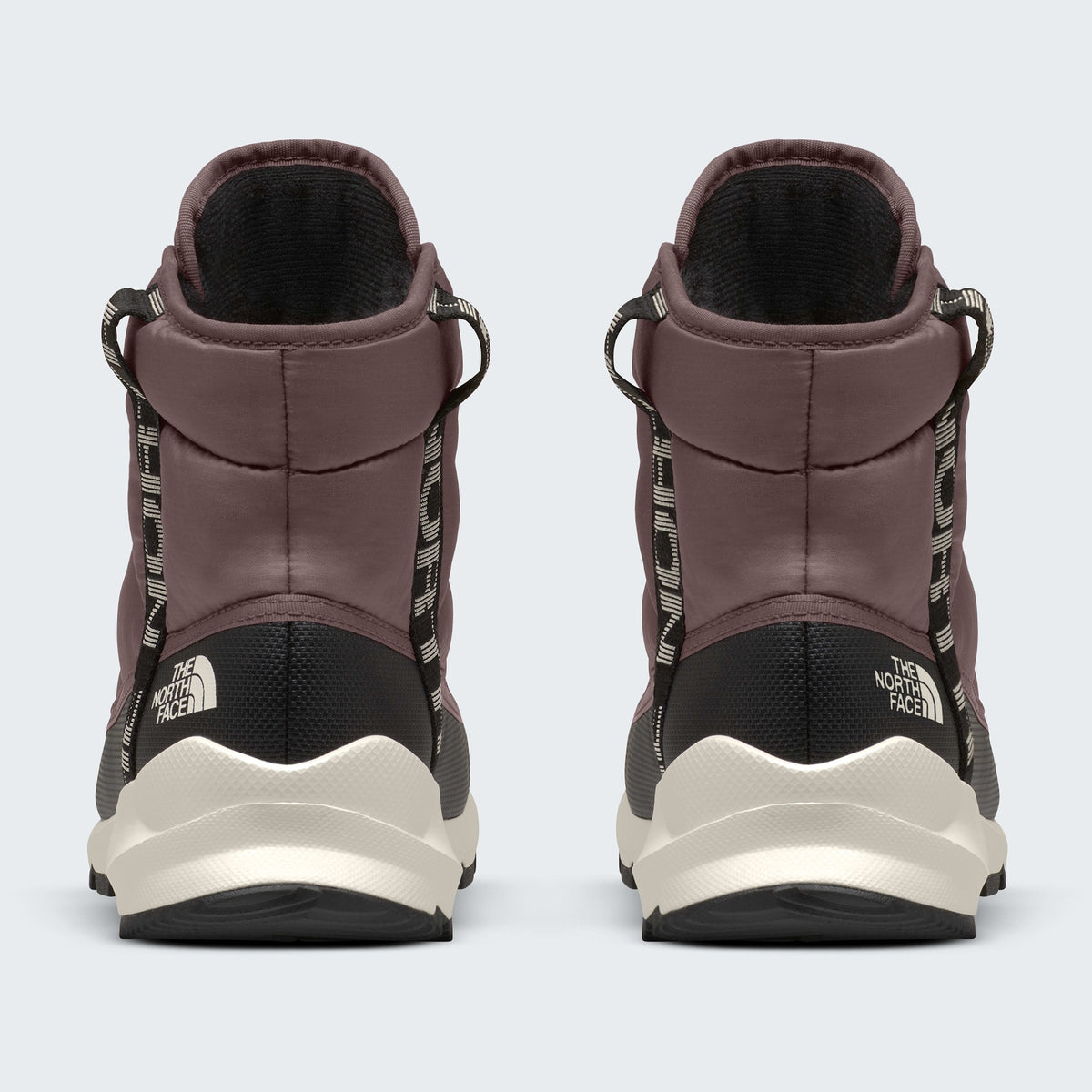 [NF0A817WC9R] WOMENS TNF NORTH FACE THERMOBALL LACE UP LUXE WATERPROOF BOOTS - BACK