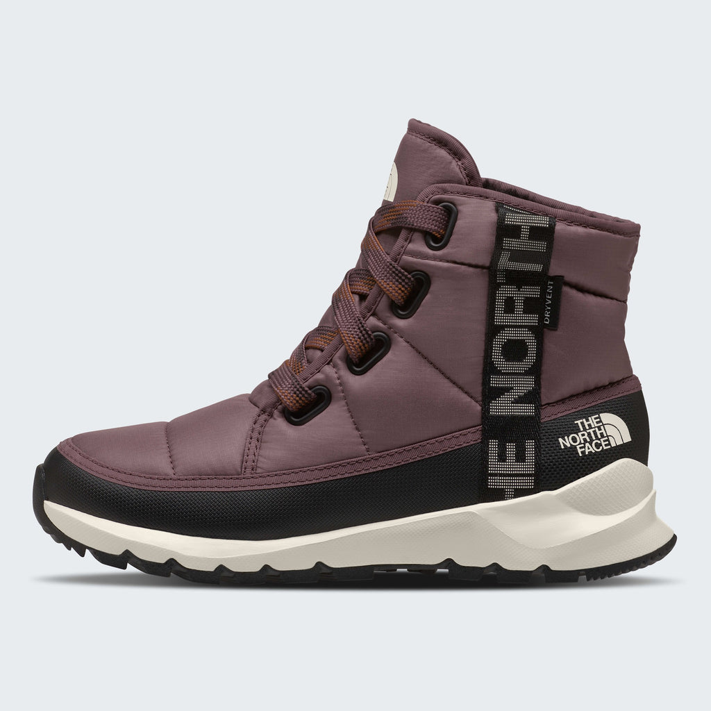 [NF0A817WC9R] WOMENS TNF NORTH FACE THERMOBALL LACE UP LUXE WATERPROOF BOOTS - HERO