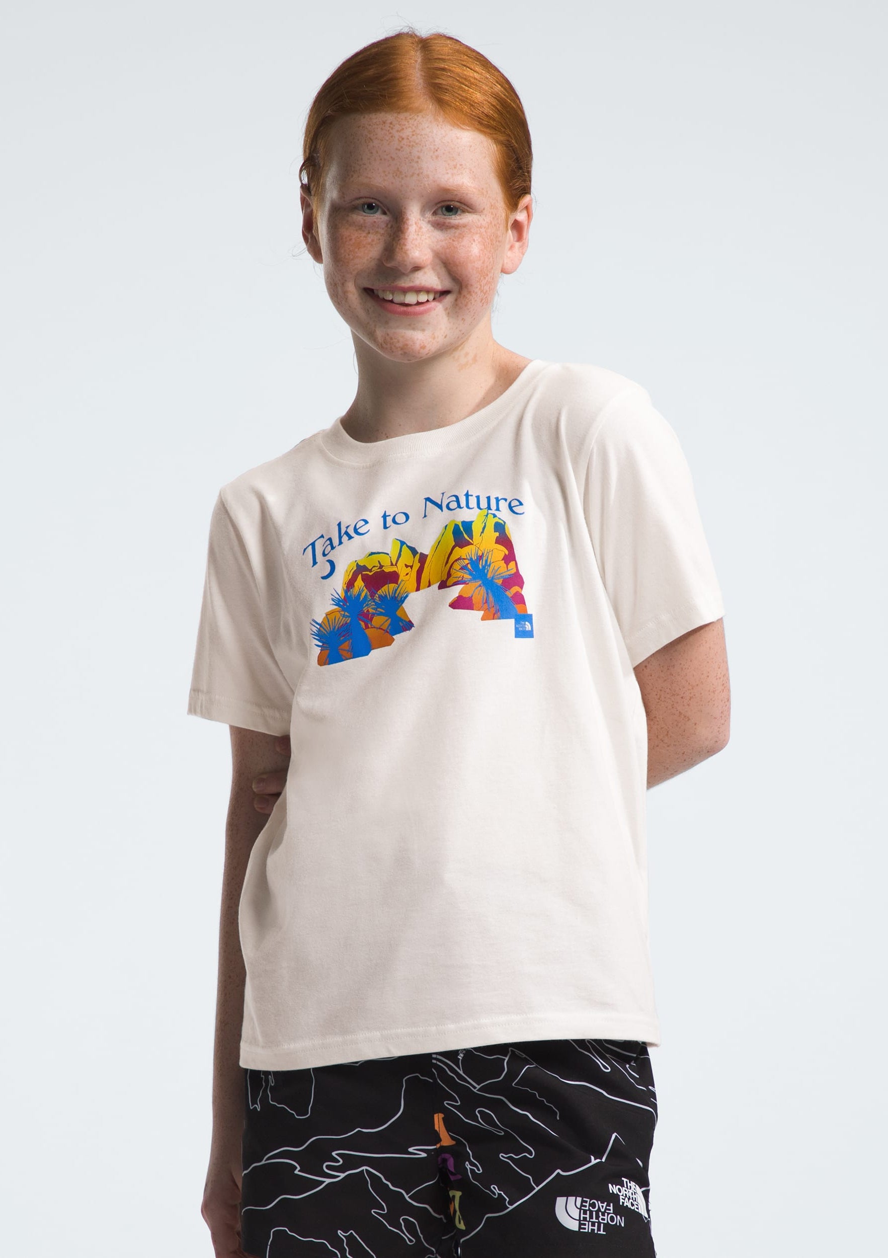 [NF0A84MM4P11] YOUTH THE NORTH FACE GRAPHIC T-SHIRT