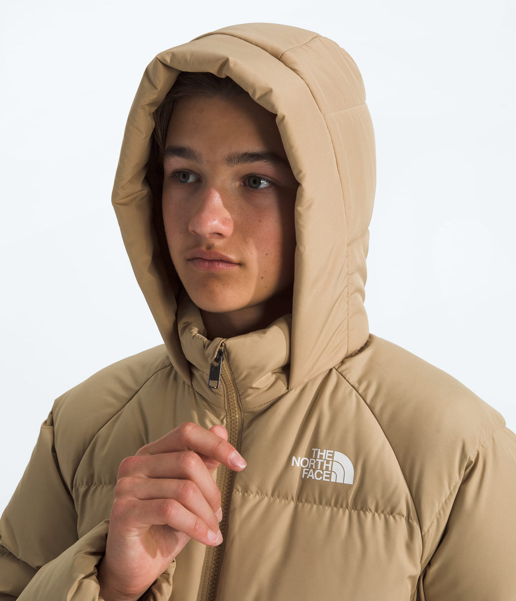 [NF0A88UWLK5] YOUTH THE NORTH FACE DOWN FLEECE-LINED SHORT PARKA