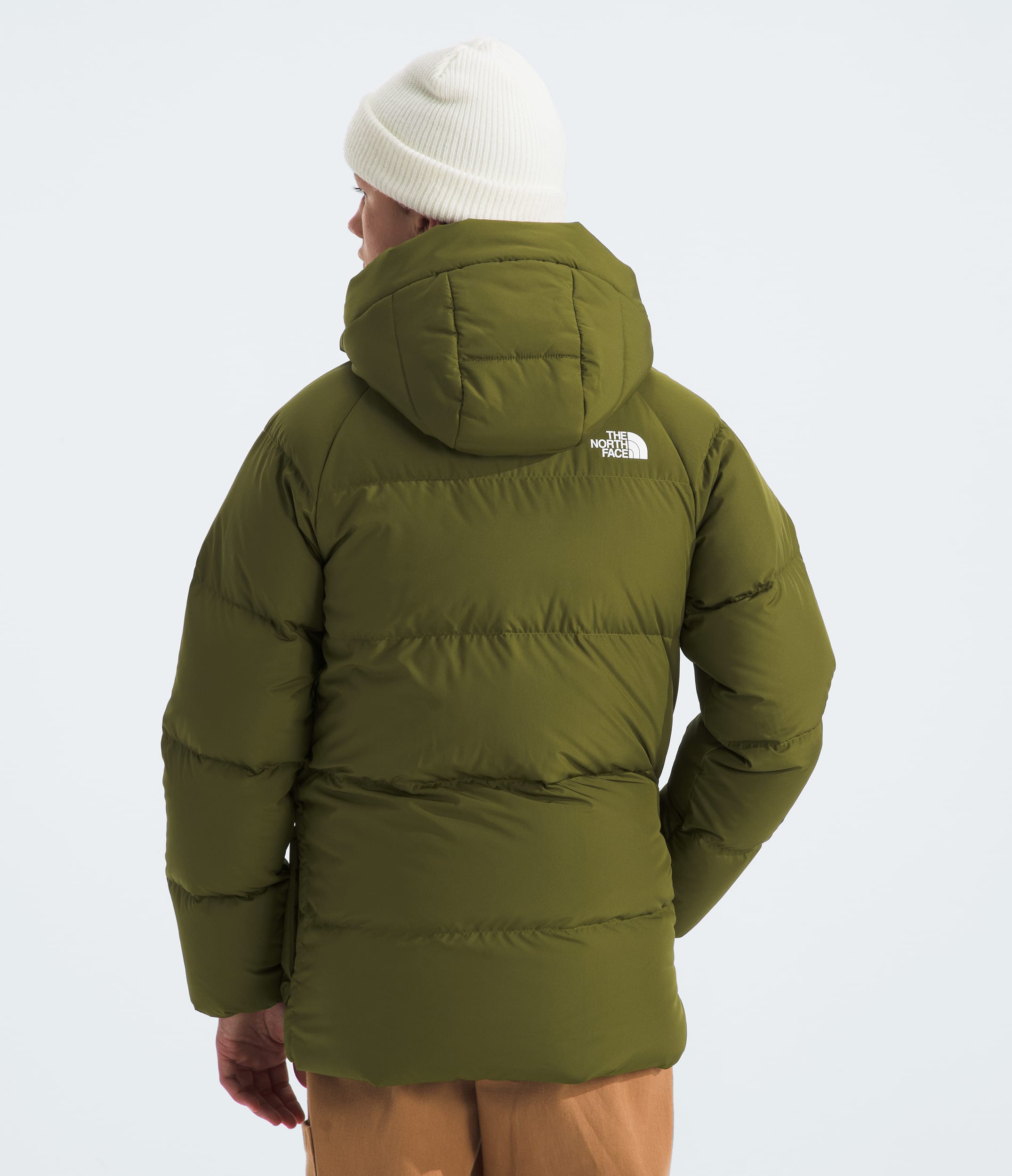 [NF0A88UWPIB] YOUTH THE NORTH FACE DOWN FLEECE-LINED SHORT PARKA