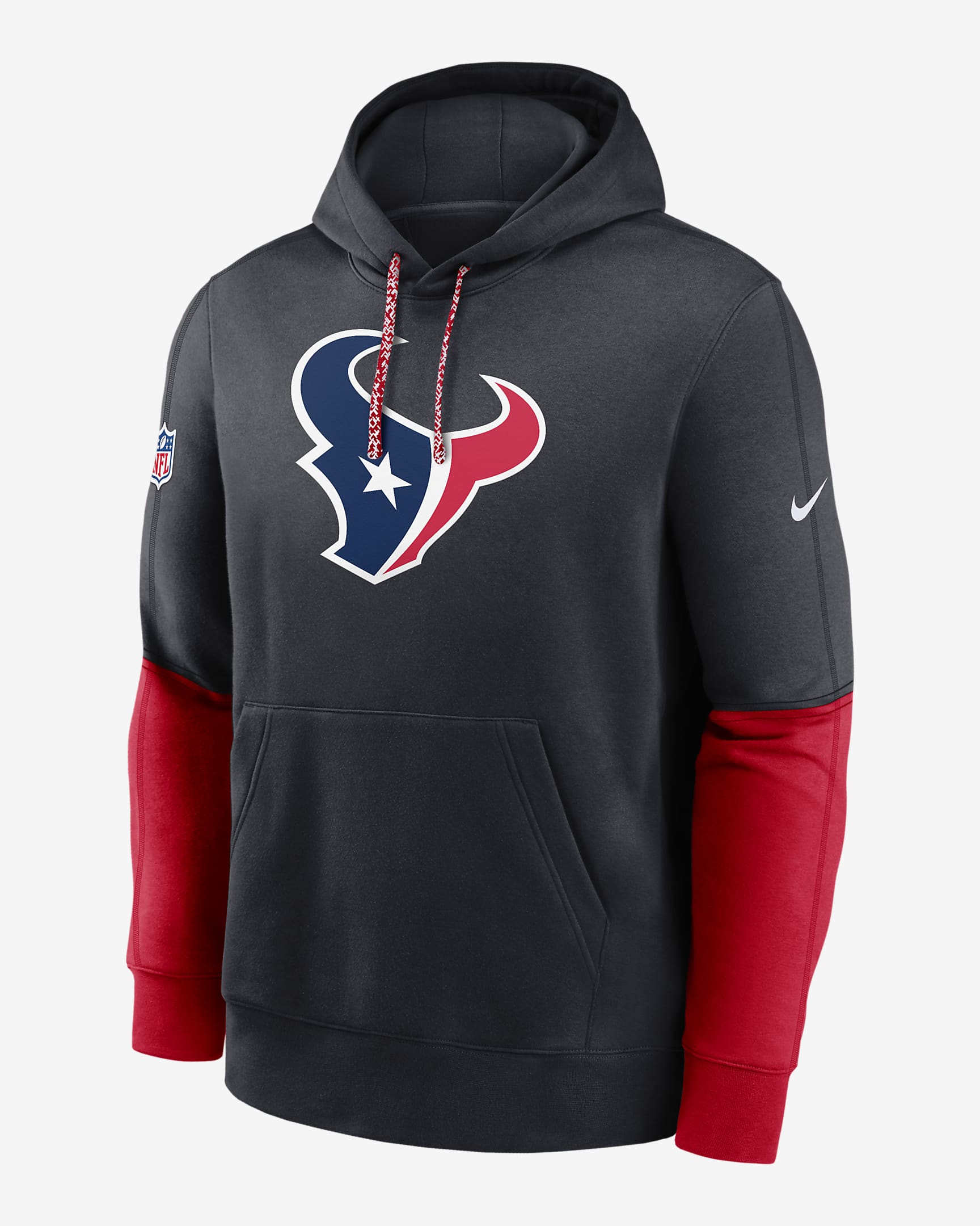 [02F20BAJ9H87G] MENS NIKE NFL HOUSTON TEXANS SIDELINE CLUB HOODIE