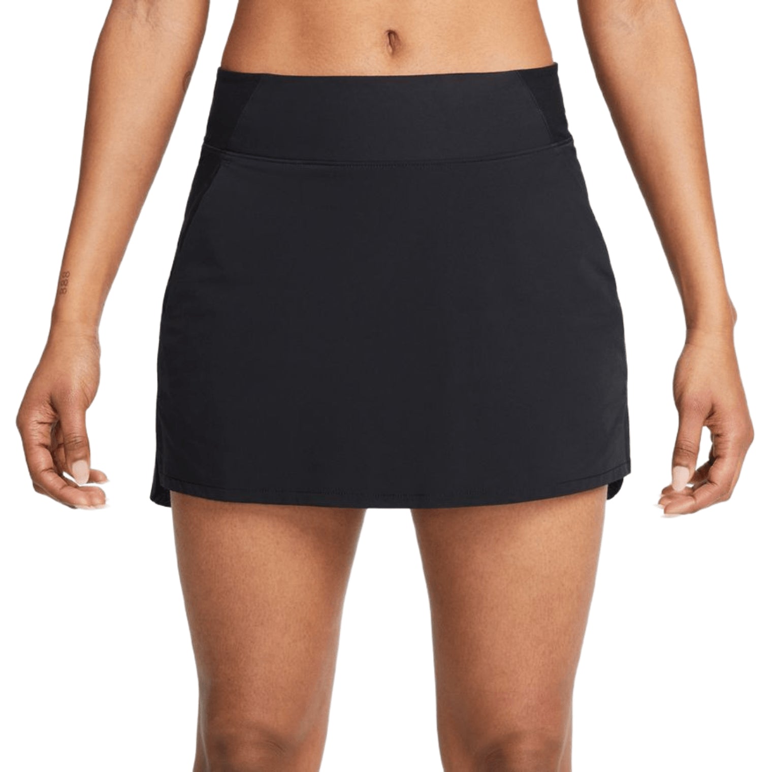 [DV9455-010] WOMENS NIKE DRI-FIT BLISS MID-RISE TRAINING SKORT
