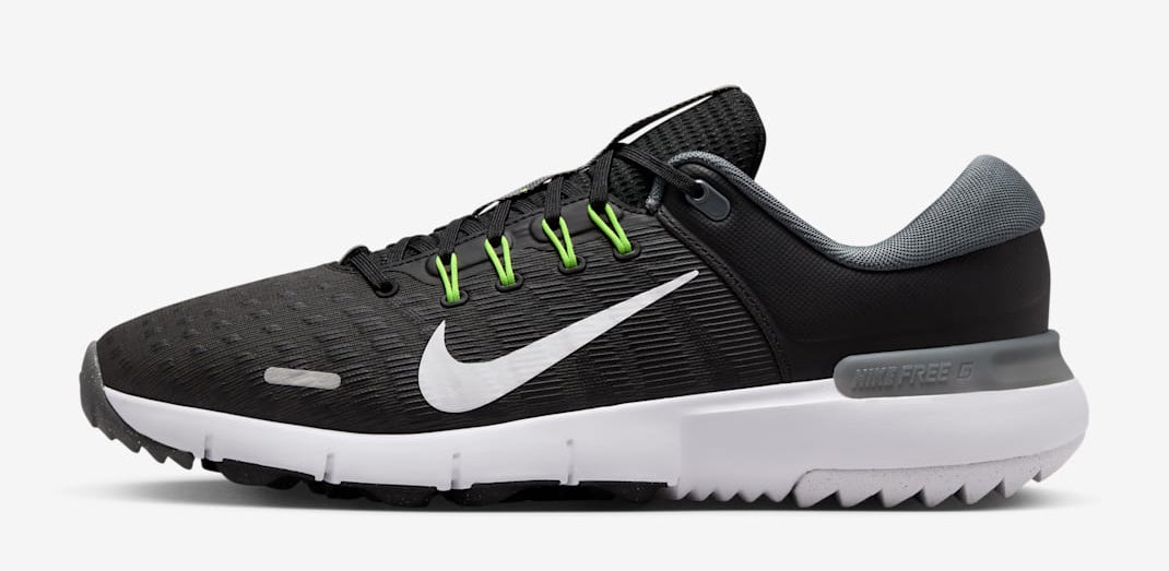 [FN0332-001] MENS NIKE FREE GOLF NEXT NATURE 'BLACK IRON GREY VOLT WHITE'