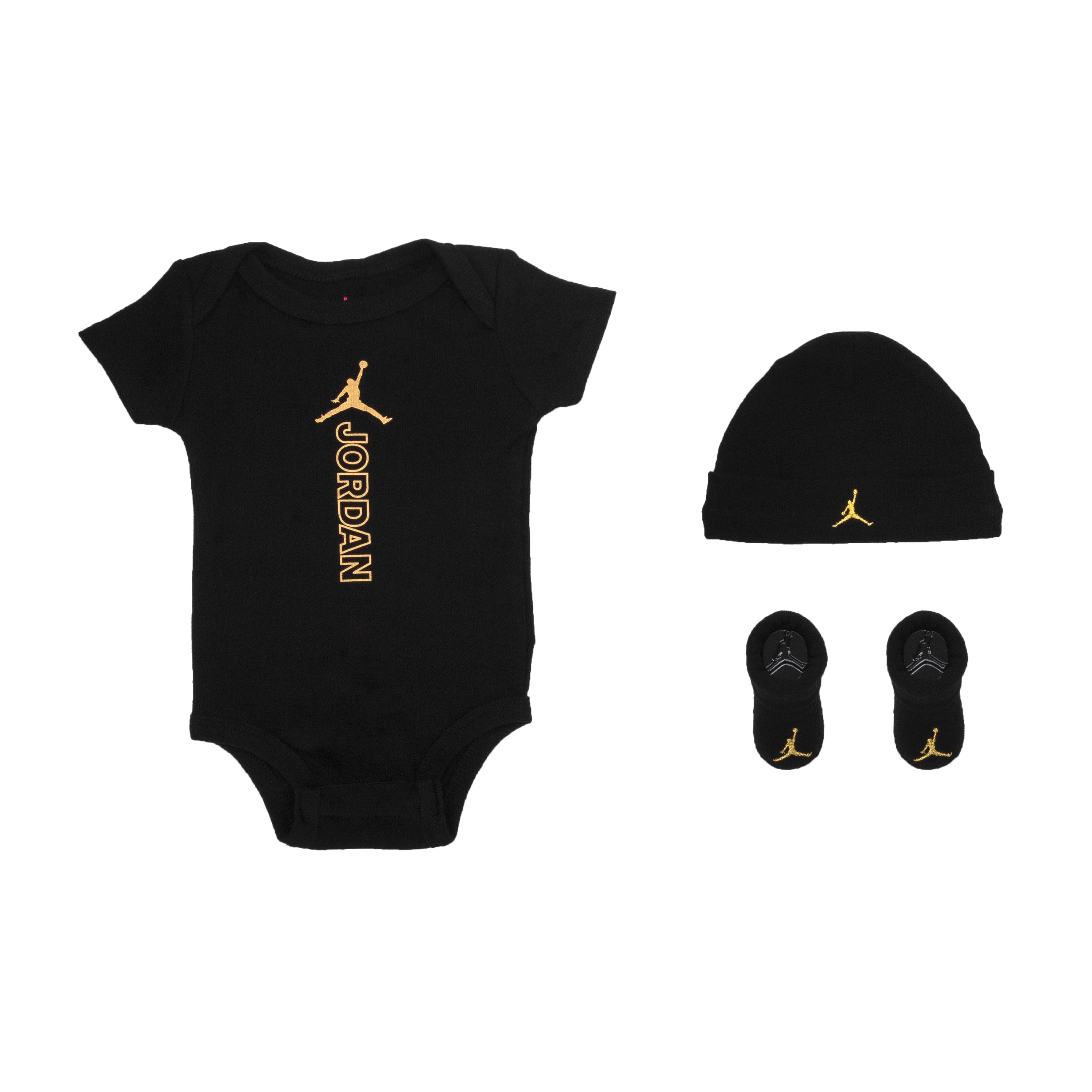 [NJ0559-023] Baby Air Jordan Bodysuit, Hat and Booties 3-PC Box Set