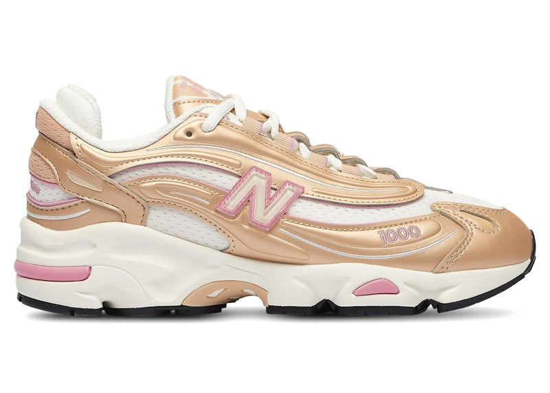 [M1000FLP] MENS NEW BALANCE 1000 'WHITE GOLD PINK'