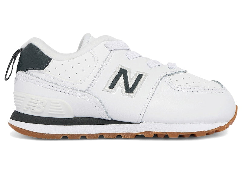 [ID574FBS] TODDLERS NEW BALANCE 574 'WHITE/GRAY' (TD)