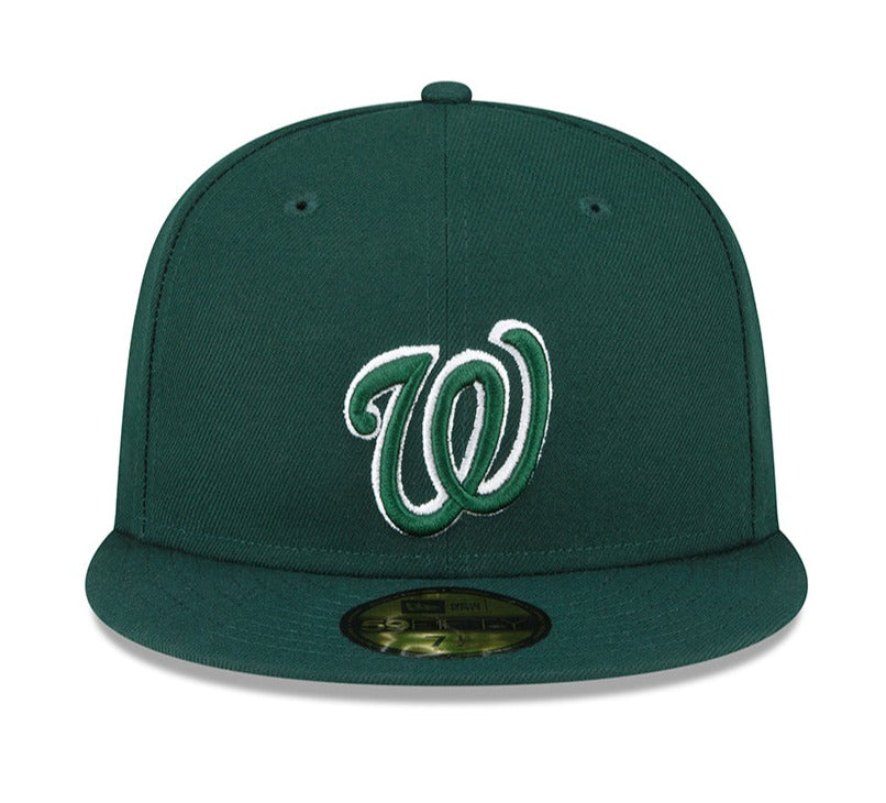 [60291386] Mens New Era MLB WASHINGTON NATIONALS 5950 FITTED - DARK GREEN