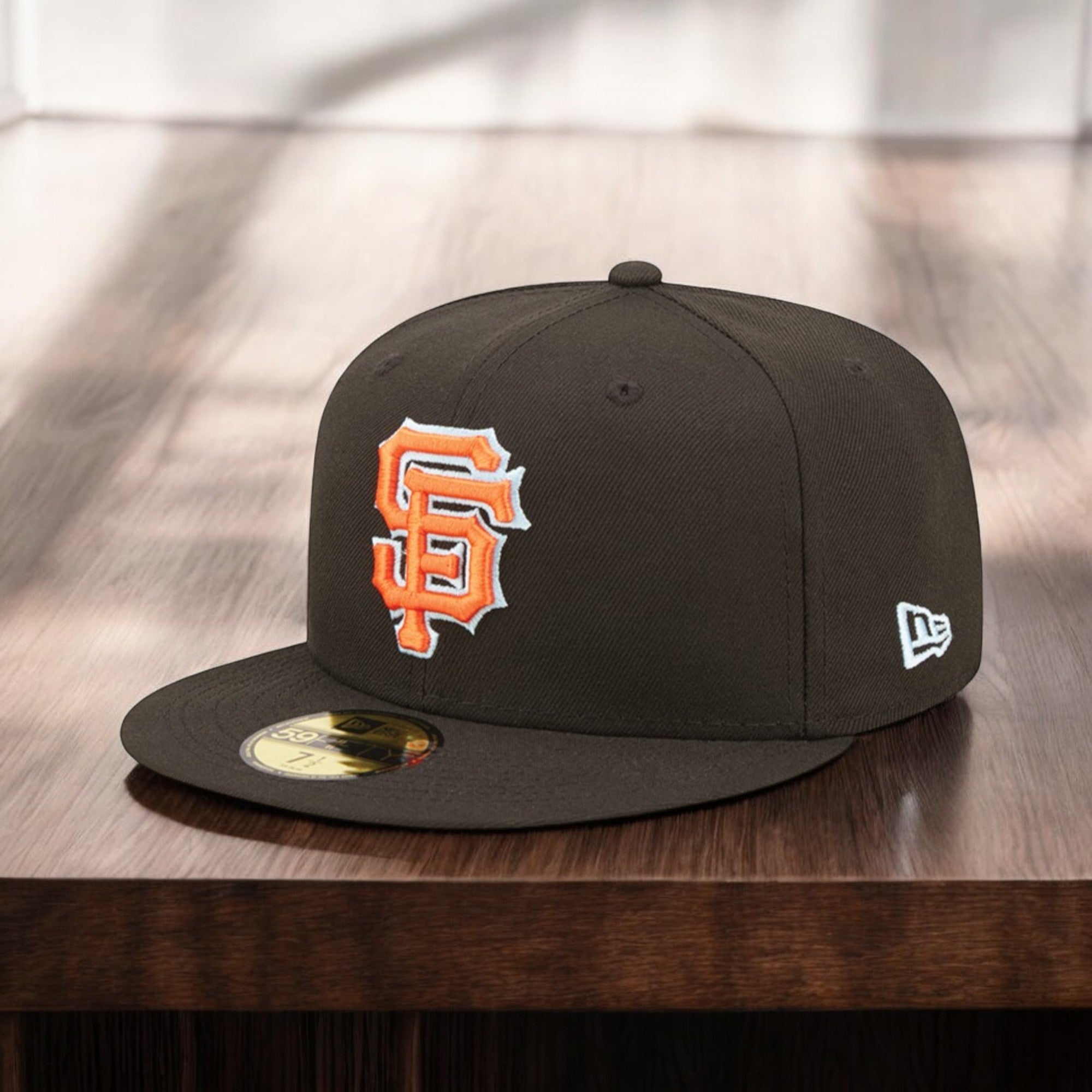 [60243783] MENS NEW ERA MLB SF GIANTS 5950 CLOUD UNDER FITTED - BLACK/ORANGE