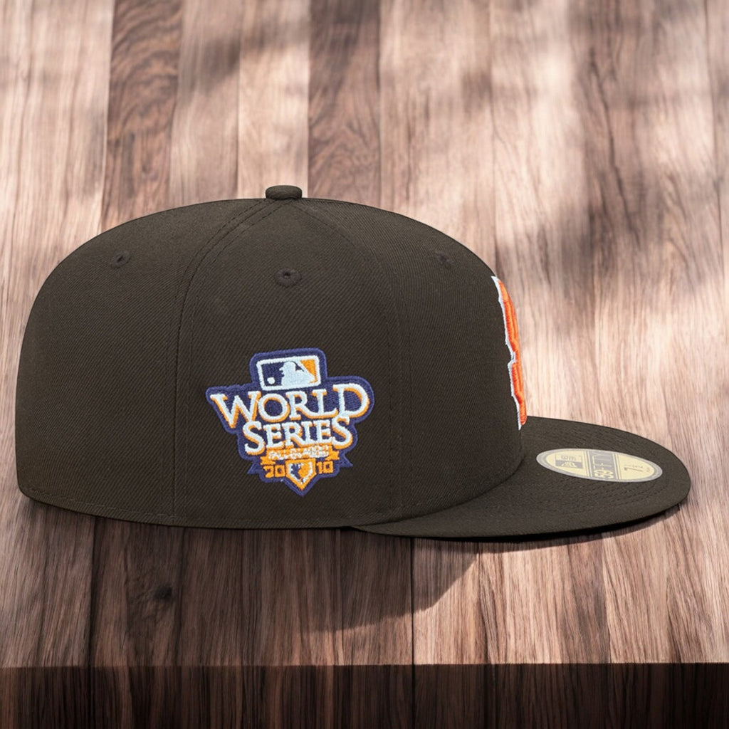[60243783] MENS NEW ERA MLB SF GIANTS 5950 CLOUD UNDER FITTED - BLACK/ORANGE